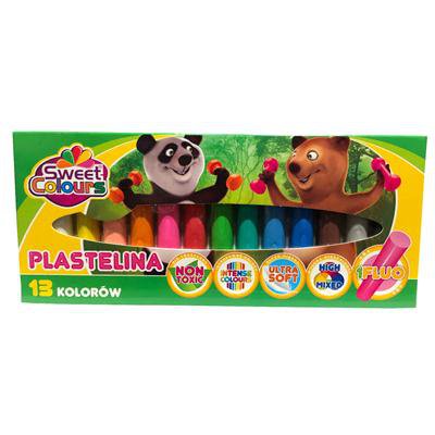 Plastelina 13 kolorów Sweet Colours Koma-Plast-38780