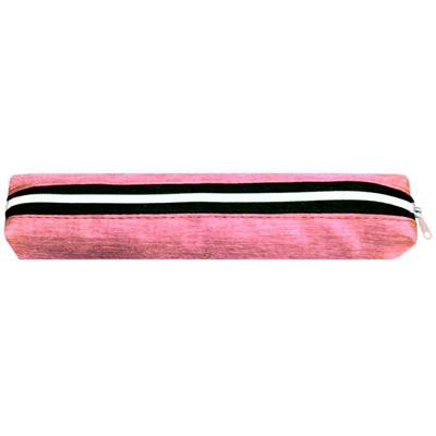 Piórnik Mini PU Textile różowy NARCISSUS-41583