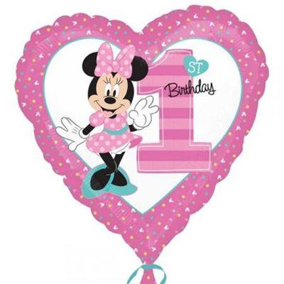 Balon dla Córki na 1 urodziny Myszka Minnie-46999