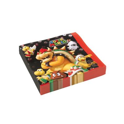 Serwetki Super Mario 33x33 cm, 20 szt.-54600
