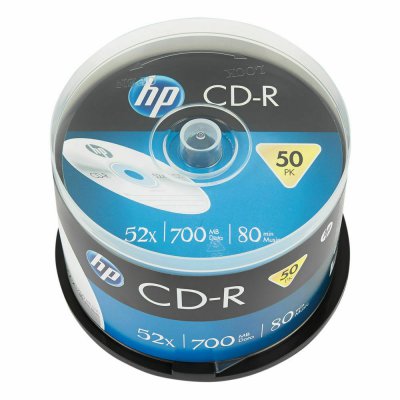HP CD-R | 700MB | x52 | cake/ 50