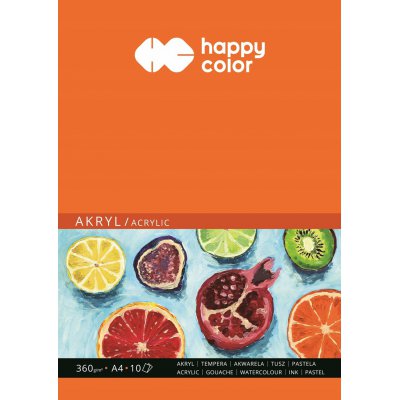 Blok do akrylu A4 10ark. 360G Happy Color