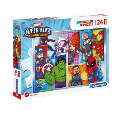 Clementoni Puzzle 24el Maxi Super Hero Adventures