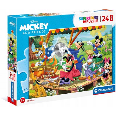 Clementoni Puzzle 24el Maxi podłogowe Mickey i Prz