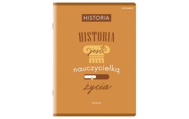 Zeszyt A5/60k kratka Historia Top Foliowany